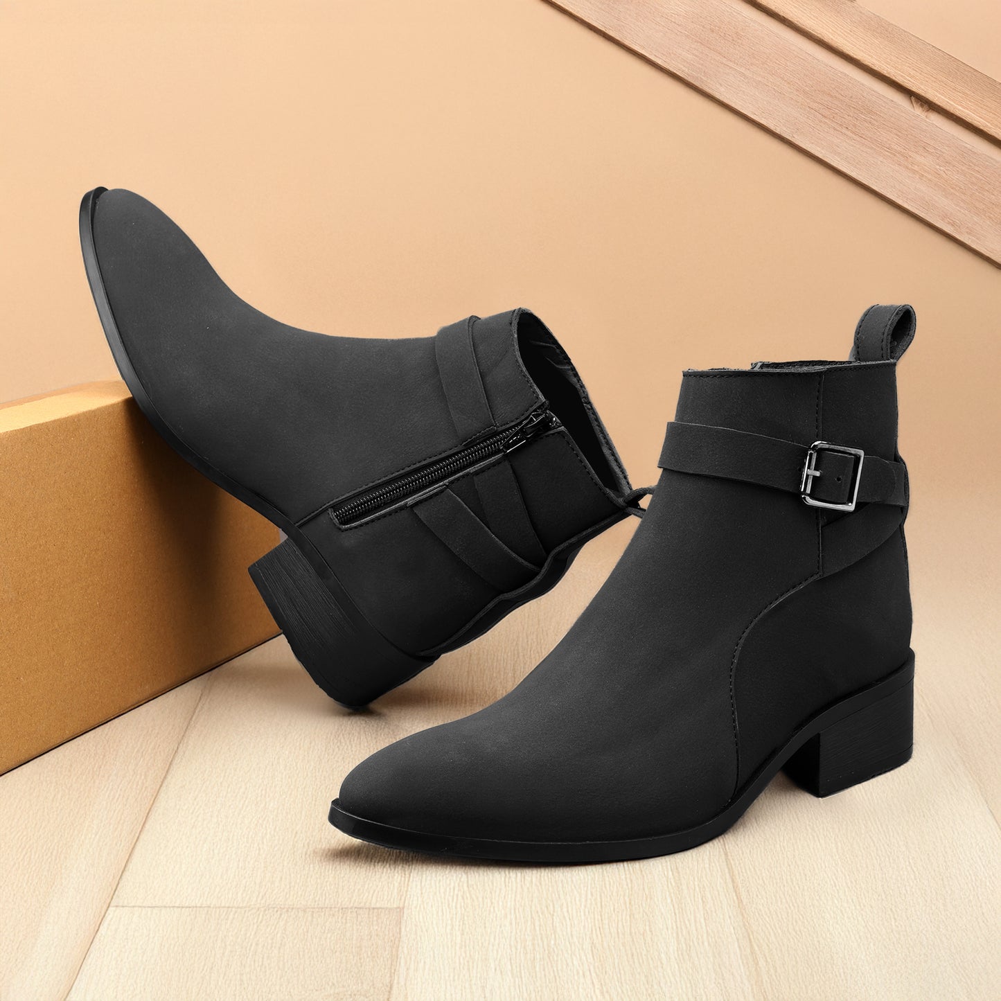 Men’s Elevator Boots with 4.5 cm Discreet Height Increase