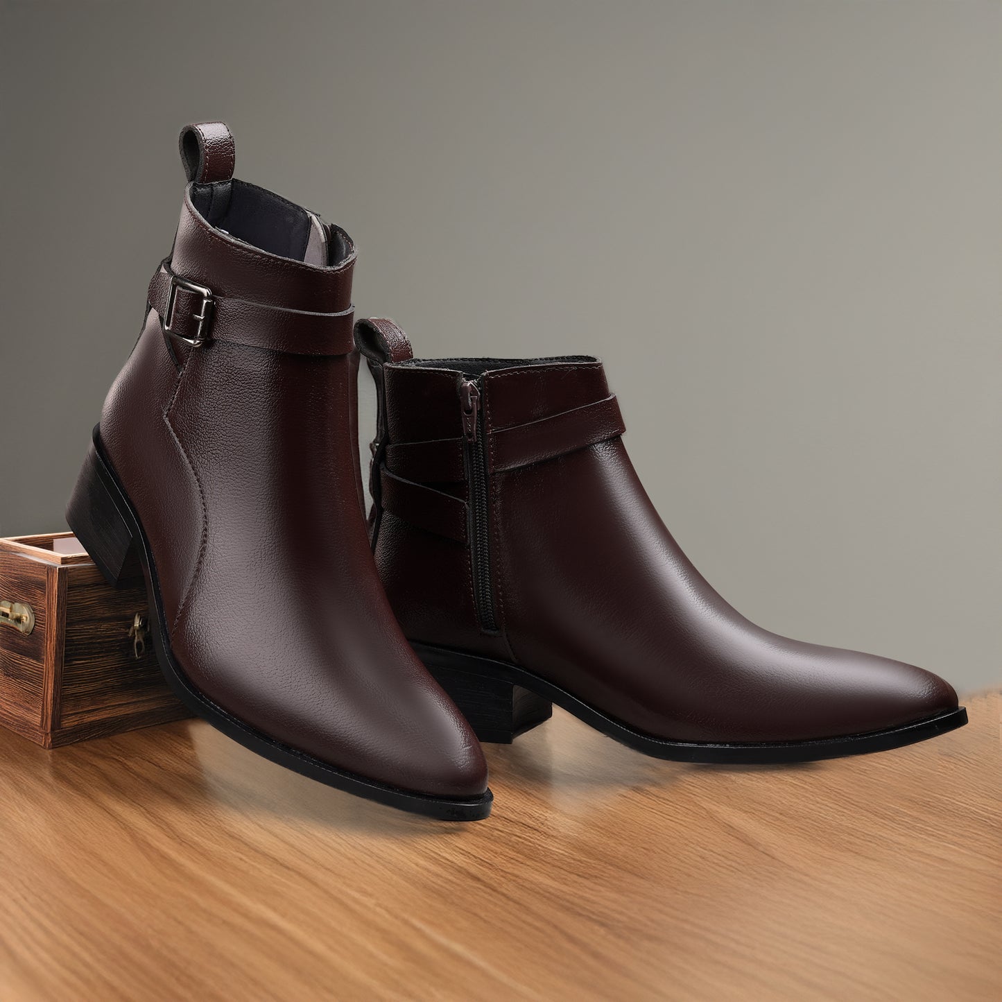 Men’s Boots with 4.5 cm Height Increase