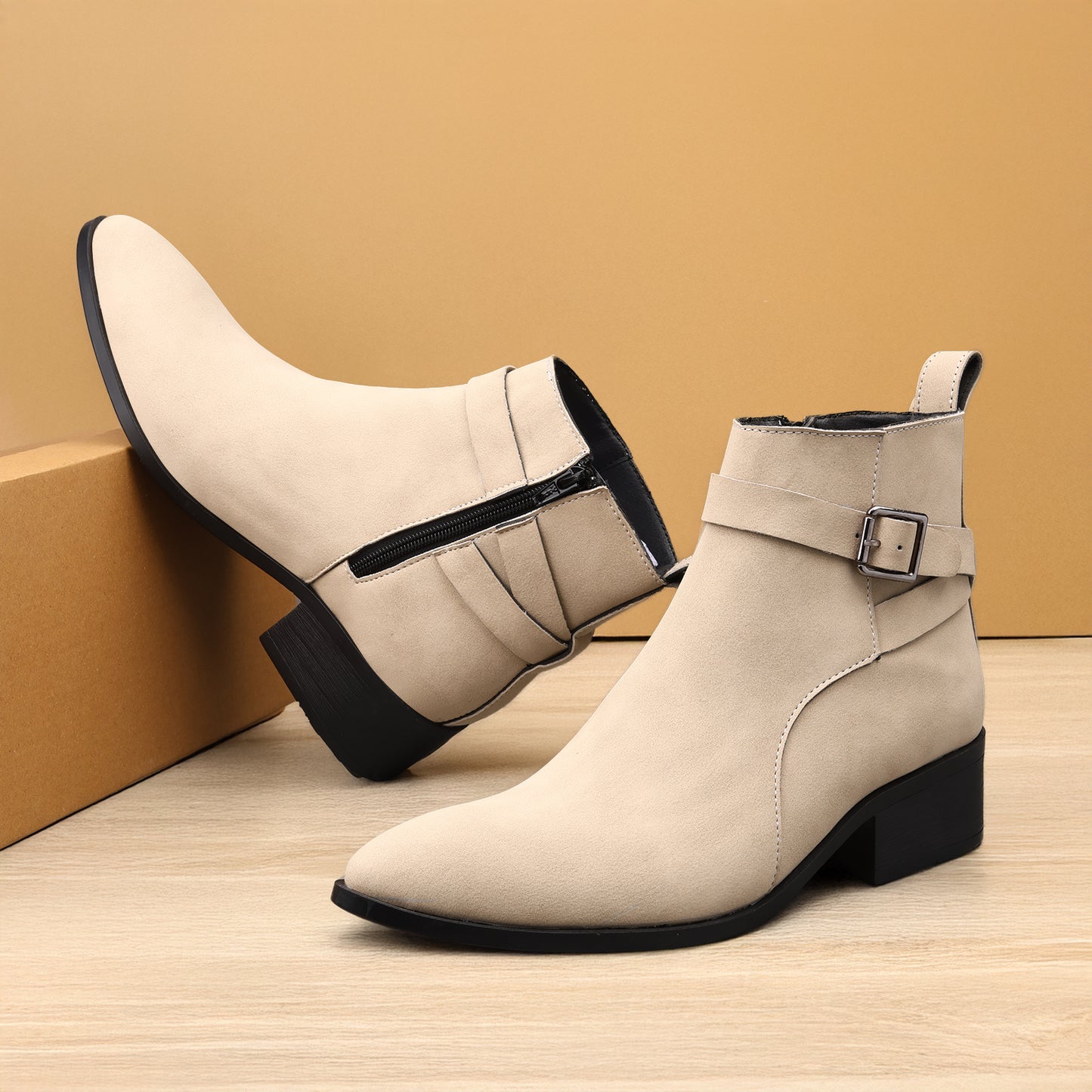 Men’s Elevator Boots with 4.5 cm Discreet Height Increase