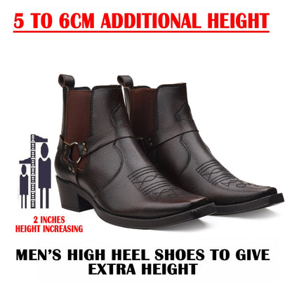 Men’s 2 Inch Height Increasing Boots