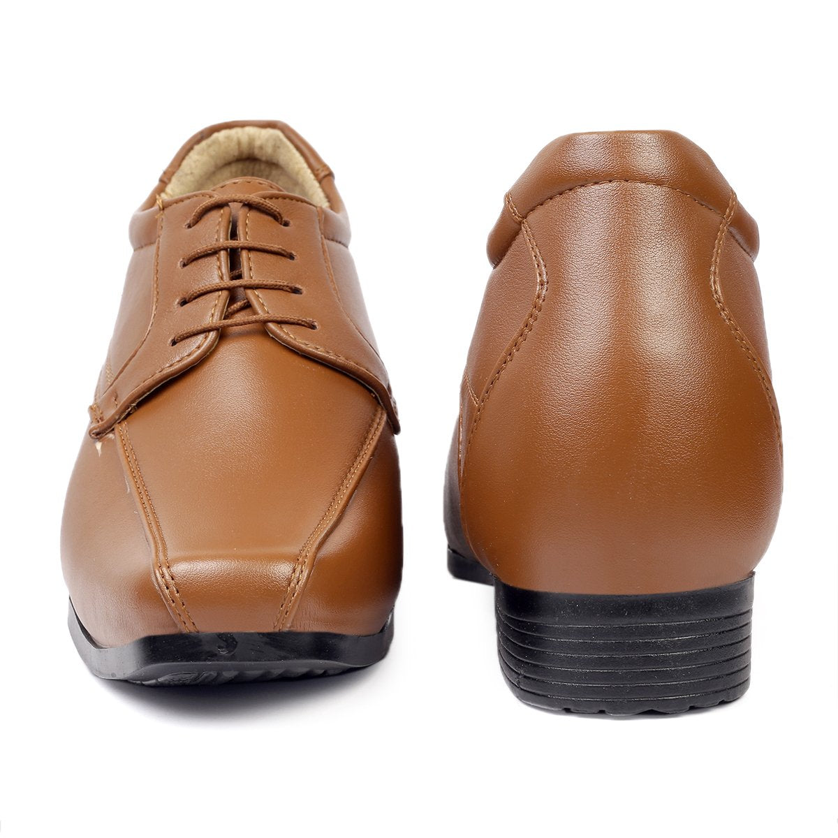 Men's Vegan Leather Lace-up Wedding Wear Shoes