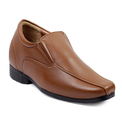 Men's 3 Inch Hidden Height Increasing Office Wear Slip-on Shoes