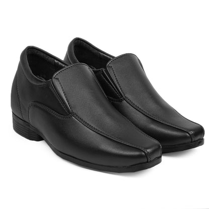 Men's 3 Inch Hidden Height Increasing Office Wear Slip-on Shoes