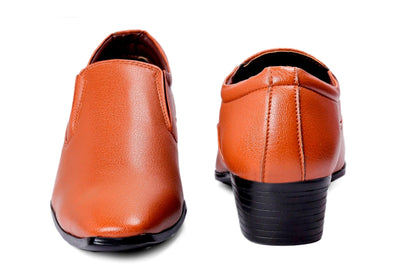 Bxxy's Men's Height Increasing Office Wear Slip-on Shoes