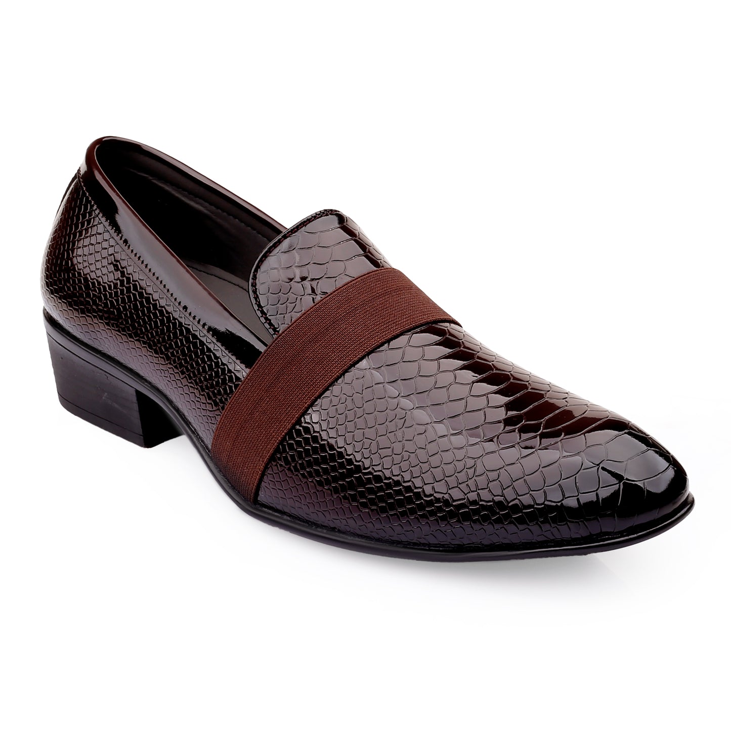 "Stylish Men’s Dress Loafers – Patent Finish