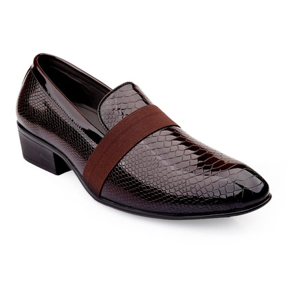 "Stylish Men’s Dress Loafers – Patent Finish