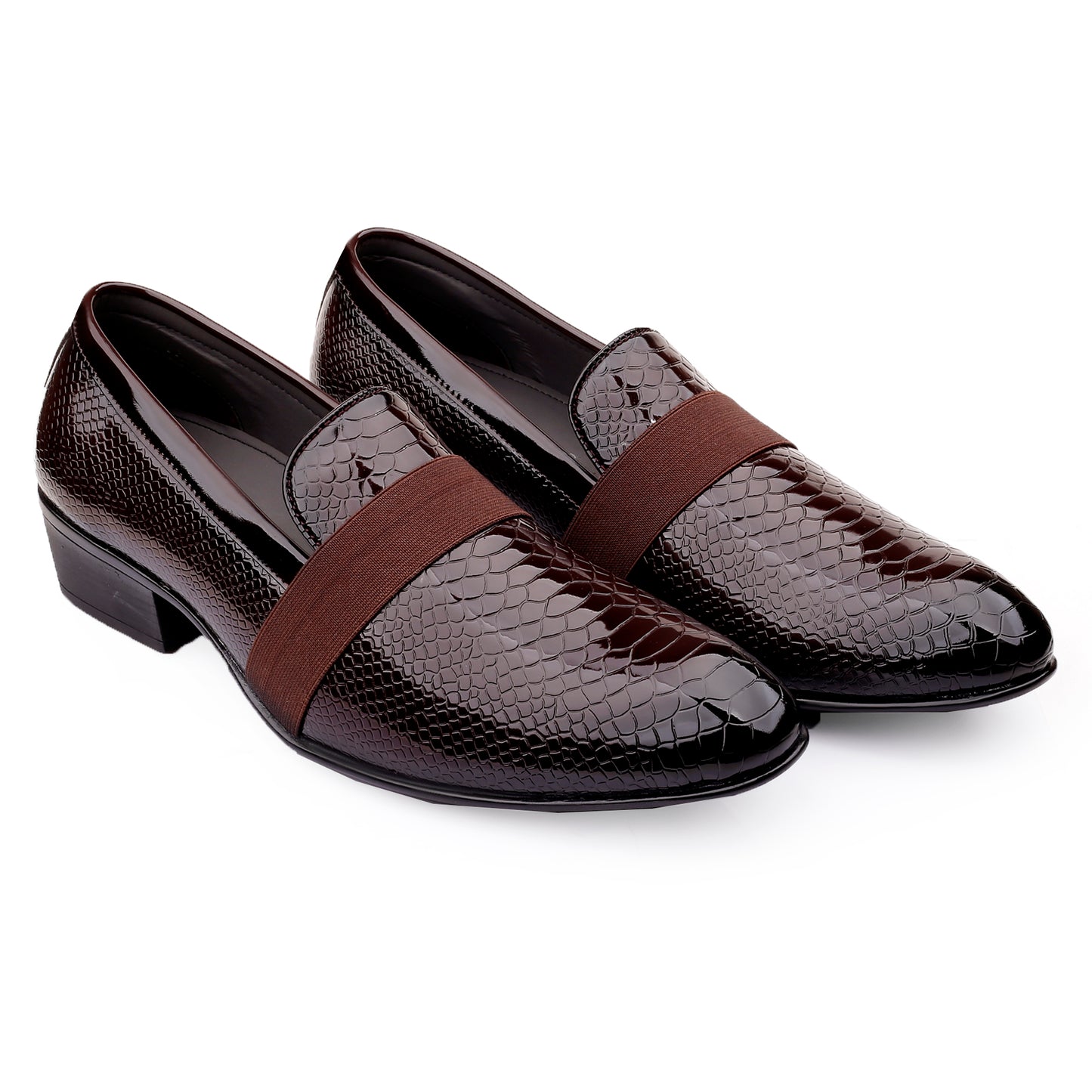 "Stylish Men’s Dress Loafers – Patent Finish