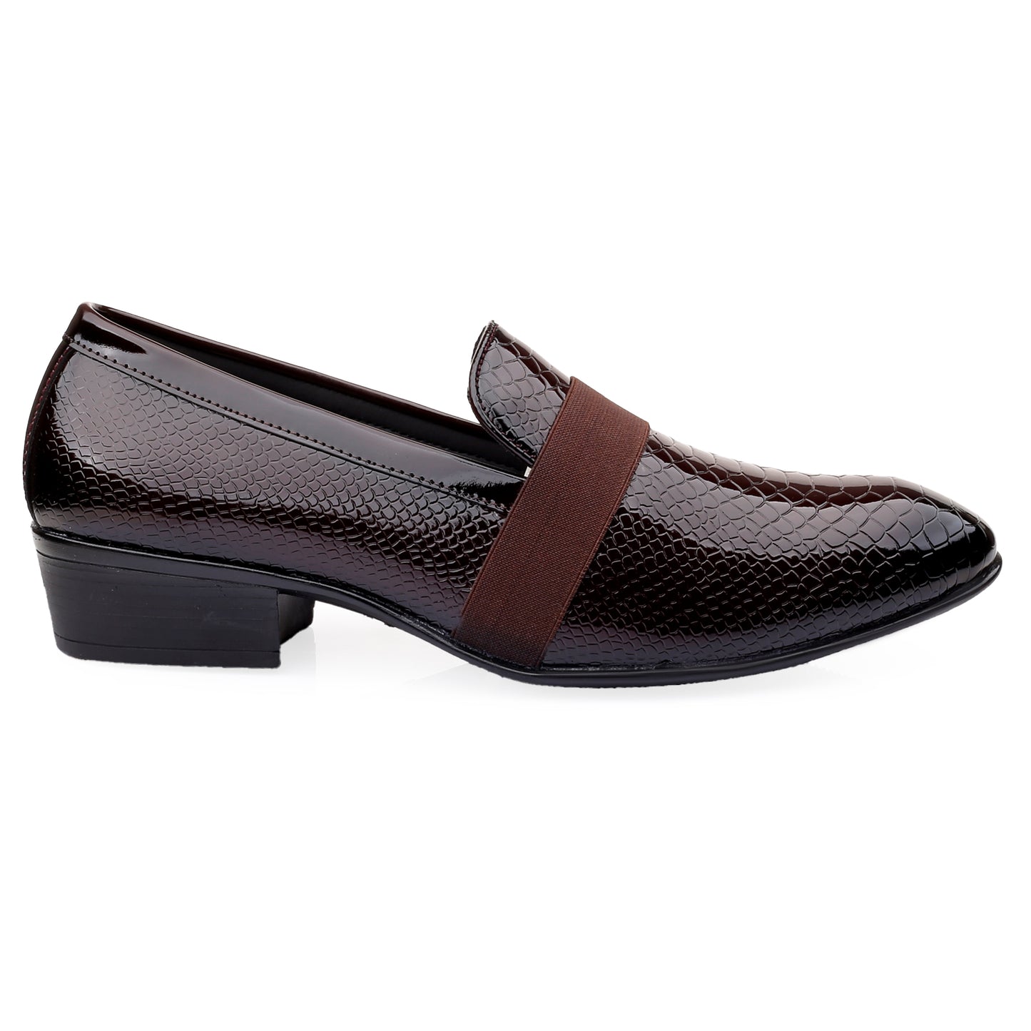 "Stylish Men’s Dress Loafers – Patent Finish