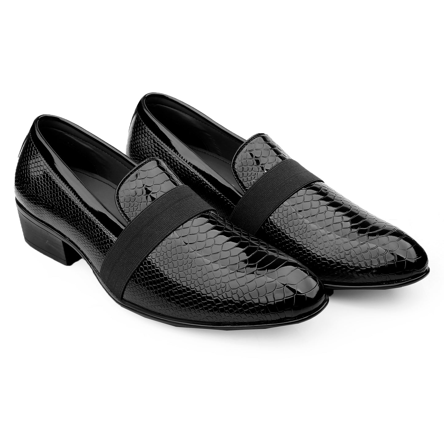 "Stylish Men’s Dress Loafers – Patent Finish