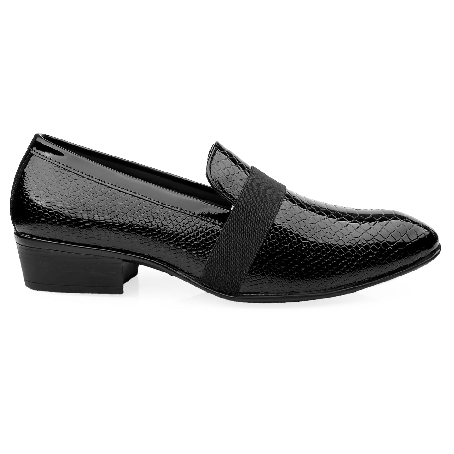"Stylish Men’s Dress Loafers – Patent Finish