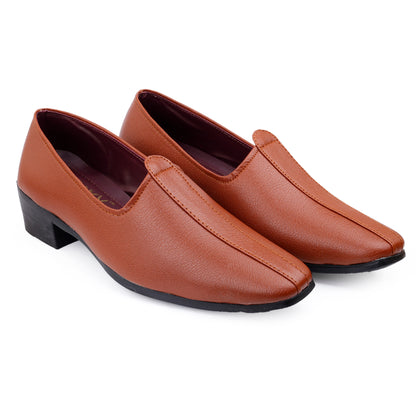 BXXY Men’s 2 Inch Elevating Punjabi Jutti