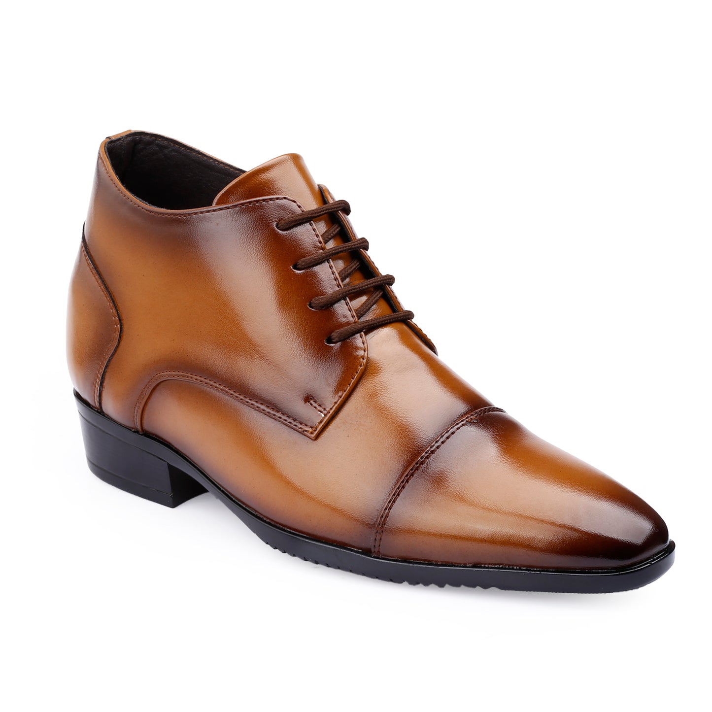 Men's 9cm Hidden Heel Height Increasing Shoes – Classic Formal Office Wear