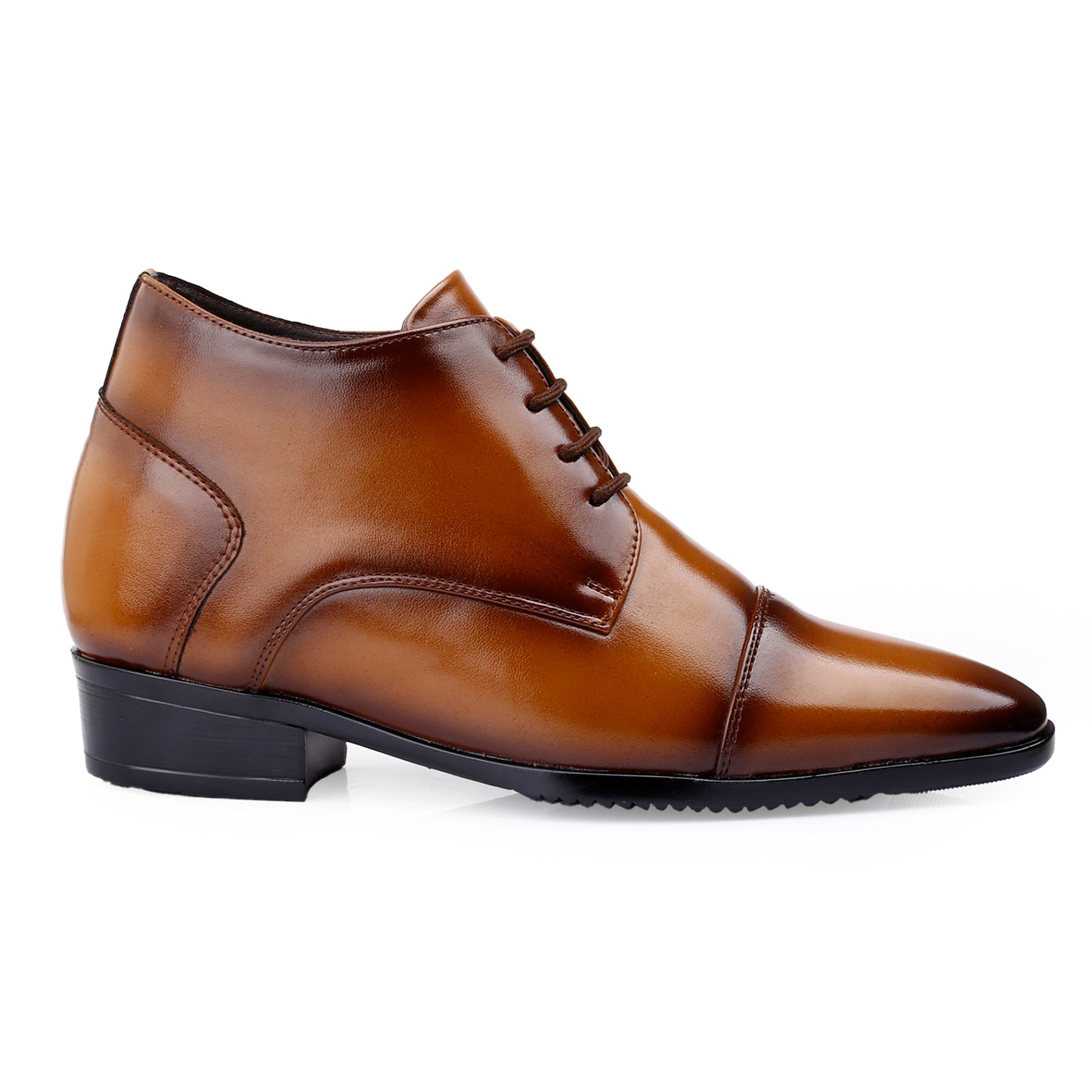 Men's 9cm Hidden Heel Height Increasing Shoes – Classic Formal Office Wear