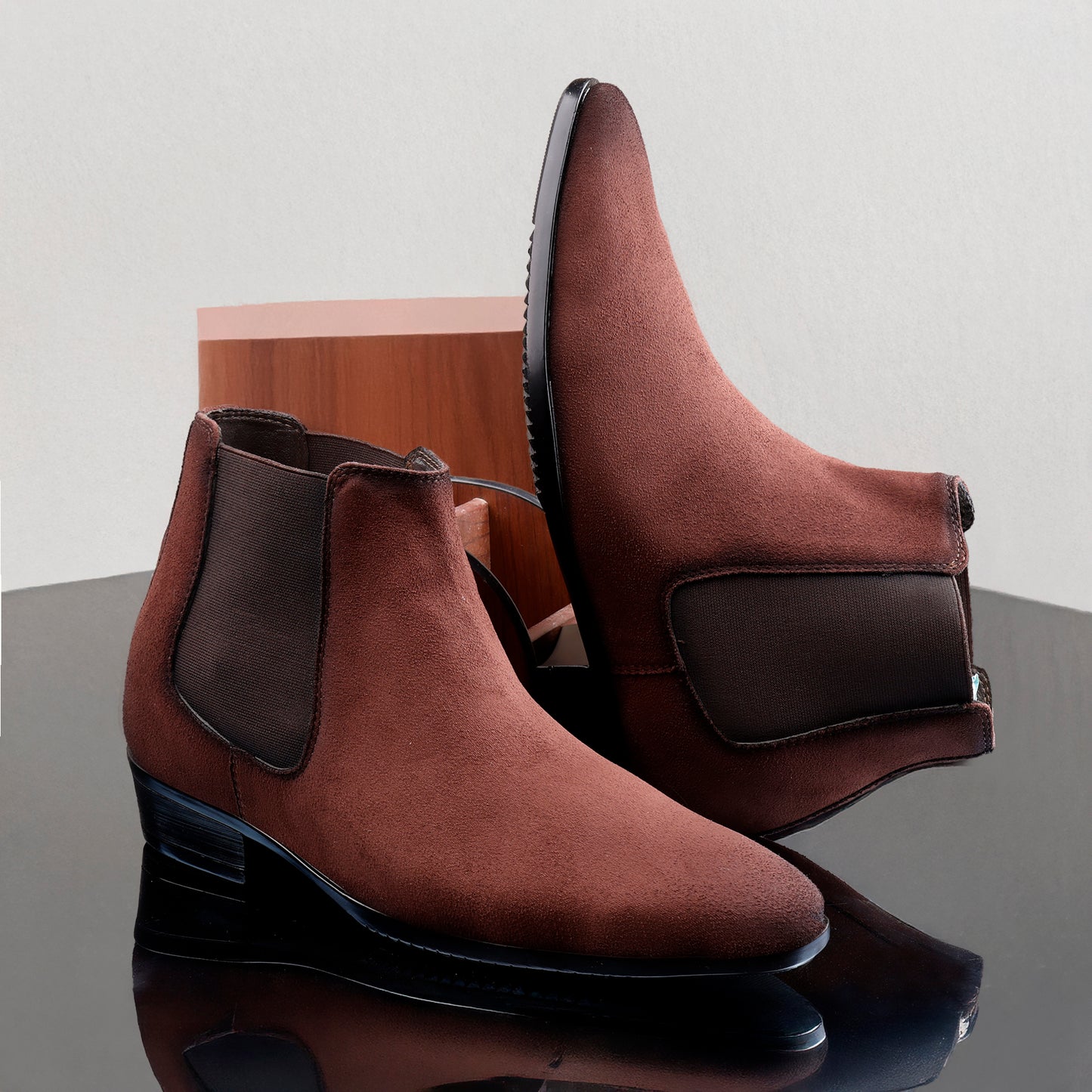 Men's 9CM Height Increasing Chelsea Boots
