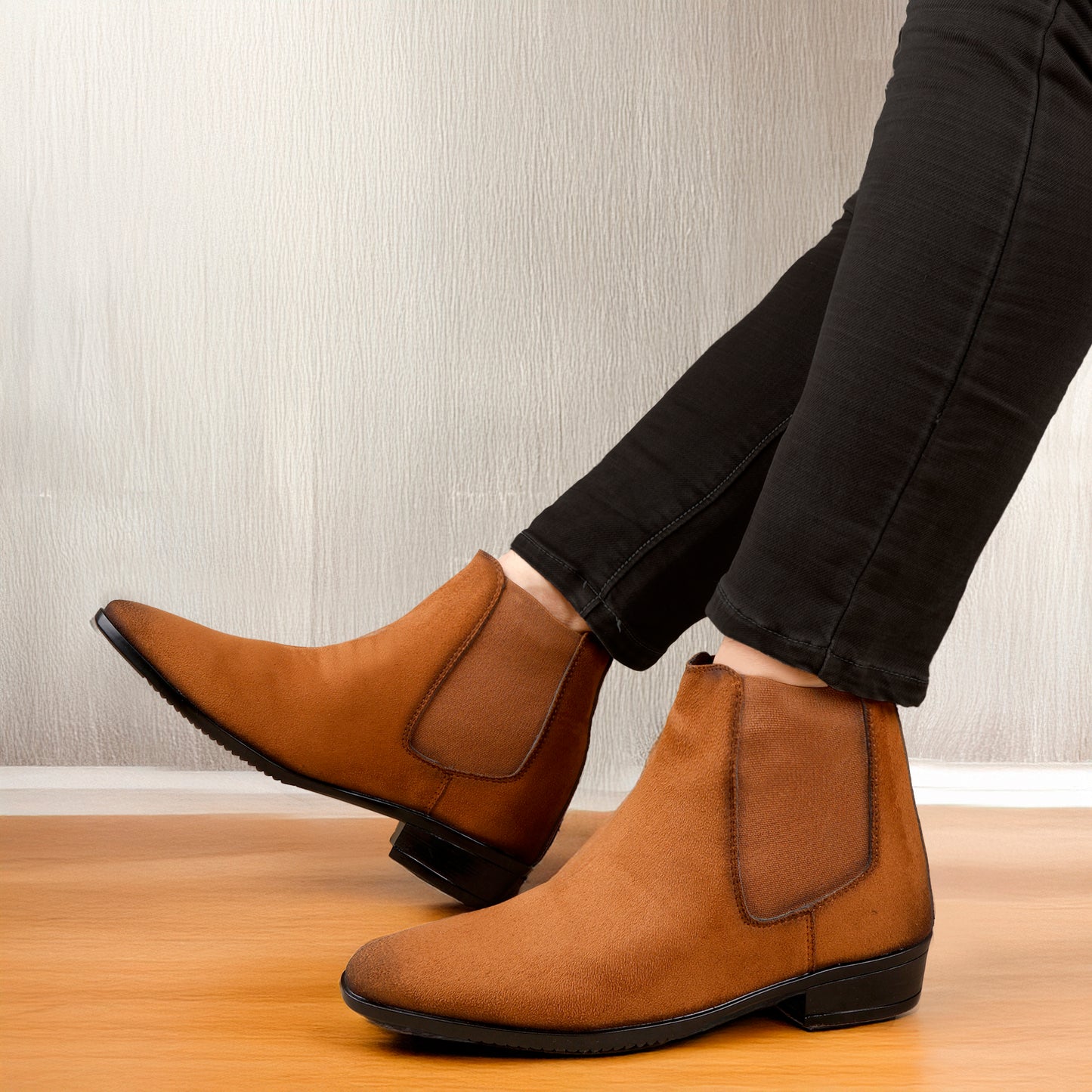 Men's 9CM Height Increasing Chelsea Boots