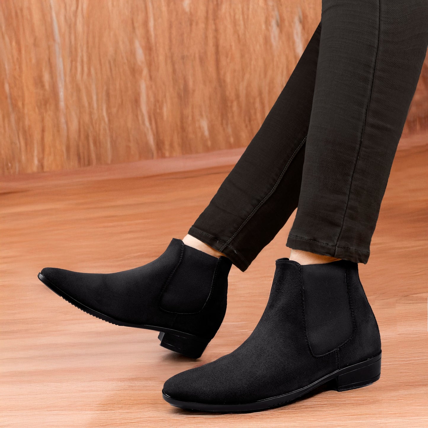Men's 9CM Height Increasing Chelsea Boots