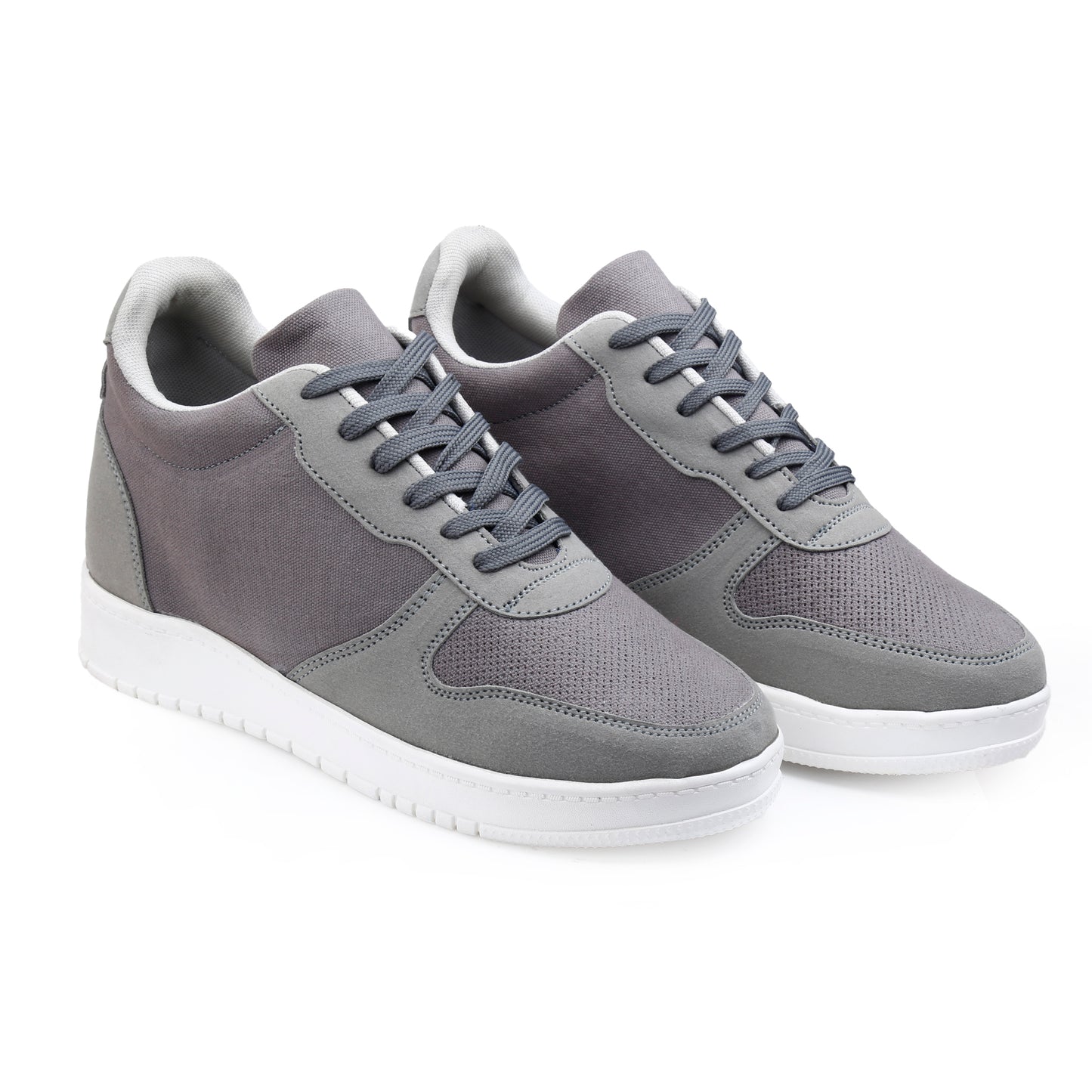Men's 3-Inch Height Increase Sneakers with Hidden Heels