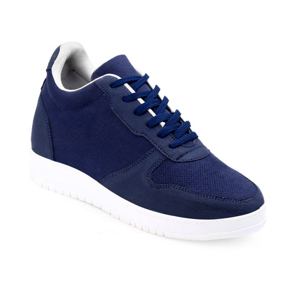 Men's 3-Inch Height Increase Sneakers with Hidden Heels