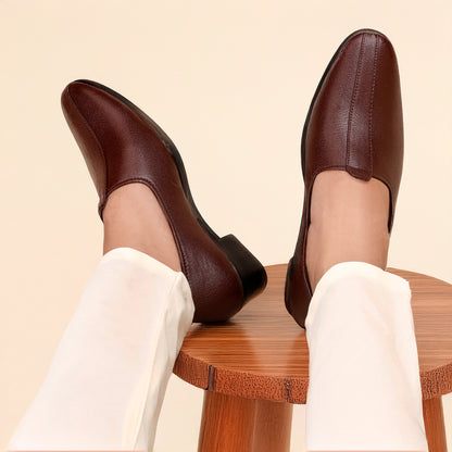 BXXY Men’s 2 Inch Elevating Punjabi Jutti