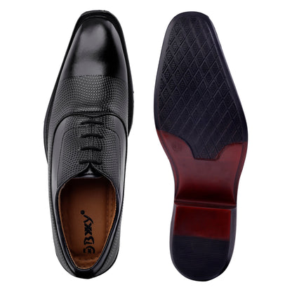 Bxxy Men's Height Increasing Stylish Casual and Formal Wear Lace-Up Shoe