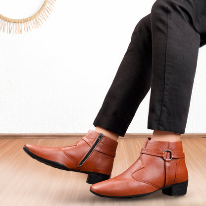 Men’s Stylish Formal Buckle Boots