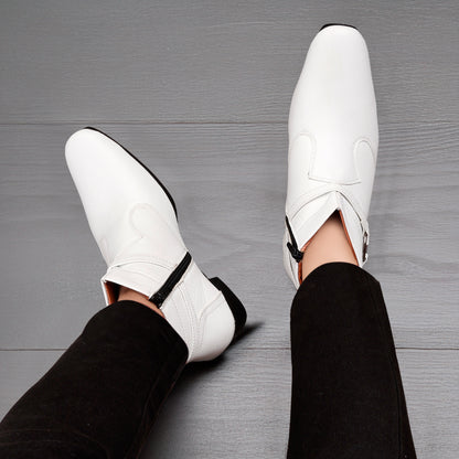 Men’s Stylish Formal Buckle Boots