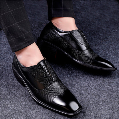 Bxxy Men's Height Increasing Stylish Casual and Formal Wear Lace-Up Shoe