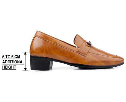 BXXY Men's Height Increasing  Casual, Loafer And Moccasins, Buckle Shoes
