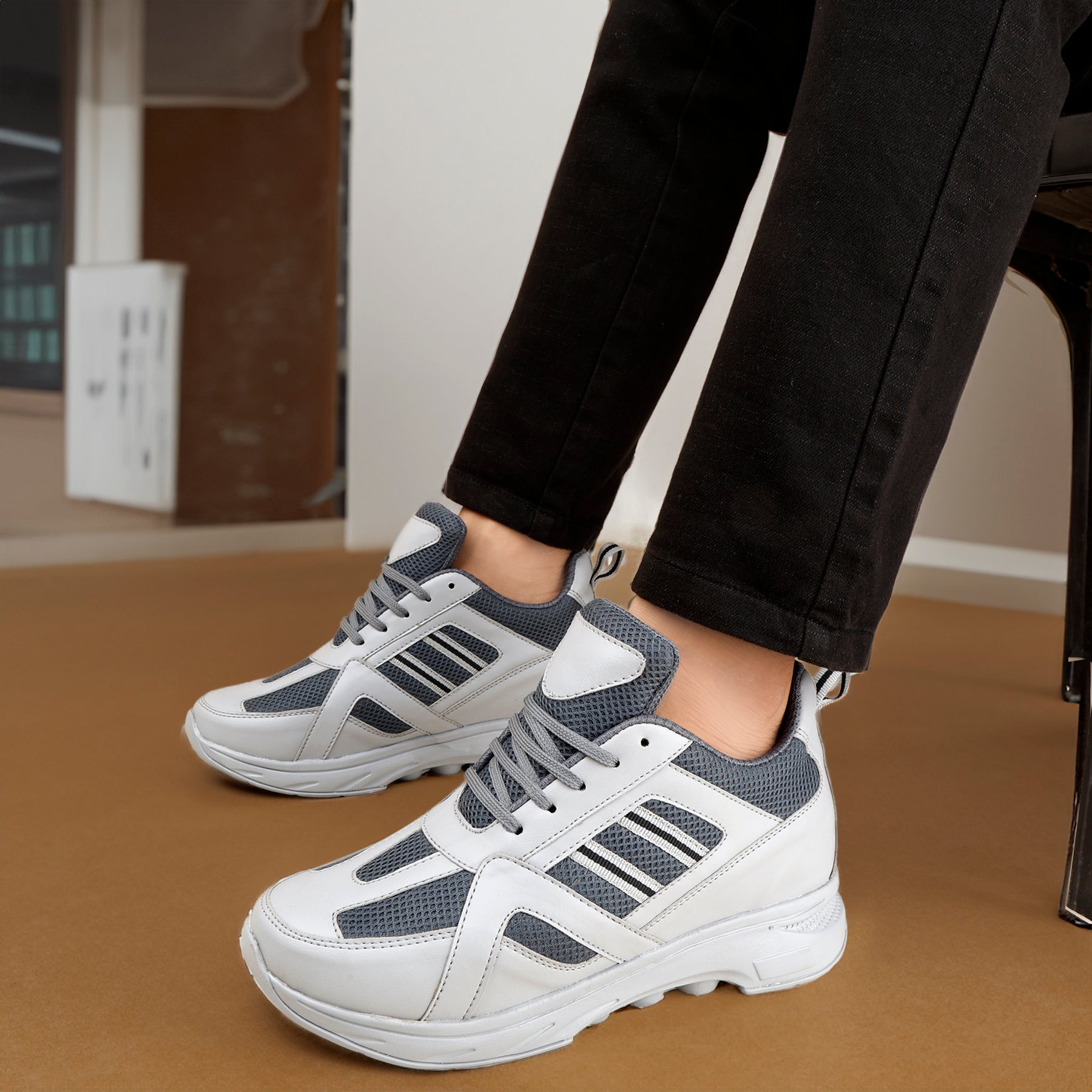 Men's 3 Inches Hidden Height Increasing Shoes – Baxxico