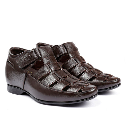 BXXY Men's 3 Inch Elevator Roman Sandals for All Occasions