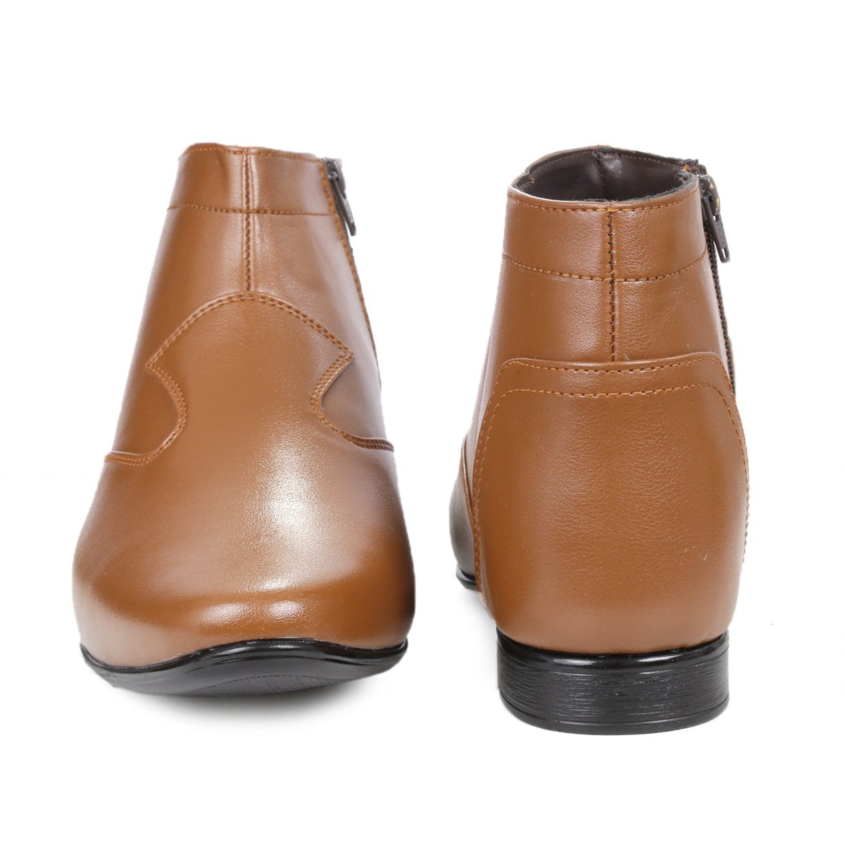 BXXY 9 cm (3.5 Inch) Height Increasing Formal and Casual Pu Leather Boots for All Occasions