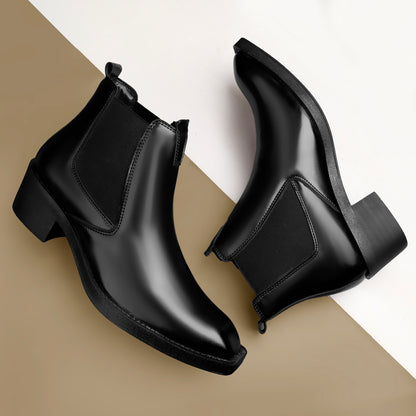Men’s Elevated Style Boots – 2 Inches Rise, Premium Finish