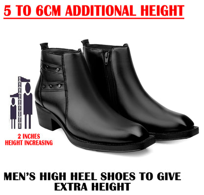 Men's Elevator Boots – 2 Inch Height Increase, Stylish & Comfortable