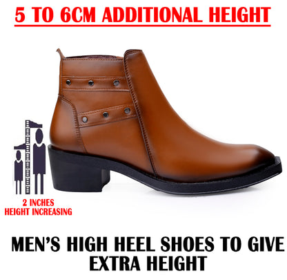 Men's Elevator Boots – 2 Inch Height Increase, Stylish & Comfortable