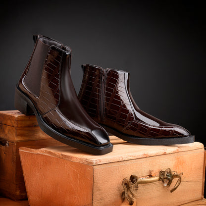 Men’s Elevator Boots – 2 Inches Hidden Lift, Stylish & Comfortable