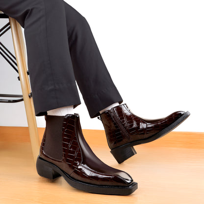 Men’s Elevator Boots – 2 Inches Hidden Lift, Stylish & Comfortable