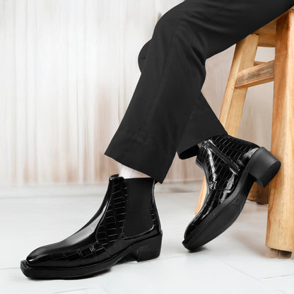 Men’s Elevator Boots – 2 Inches Hidden Lift, Stylish & Comfortable