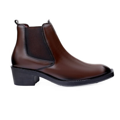 Men’s Elevated Style Boots – 2 Inches Rise, Premium Finish