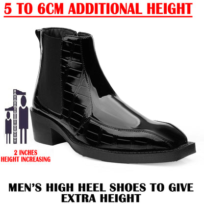 Men’s Elevator Boots – 2 Inches Hidden Lift, Stylish & Comfortable
