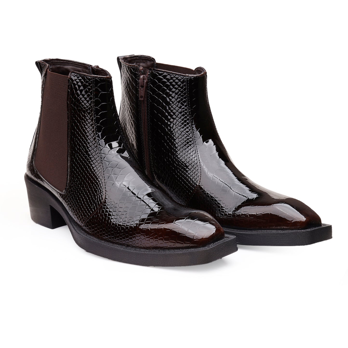 Men’s Elevator Boots – 2 inches Height Lift, Stylish & Comfortable