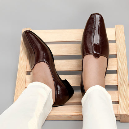 BXXY Height Increasing Traditional Wedding Wear Punjabi Jutti For Men