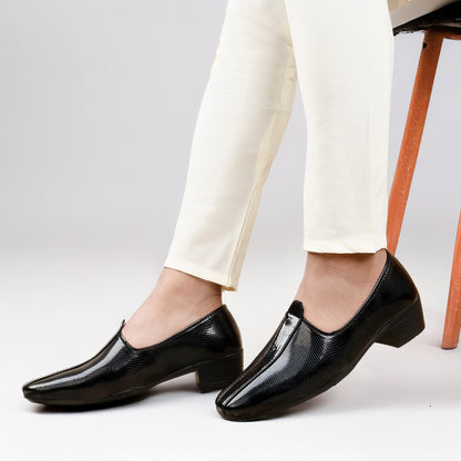 BXXY Height Increasing Traditional Wedding Wear Punjabi Jutti For Men