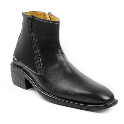 Men's Height Increasing Formal Wear Zipper Boots