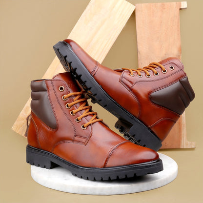 Bxxy's Vegan Leather Ankle Boots for Men