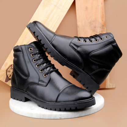 Bxxy's Vegan Leather Ankle Boots for Men