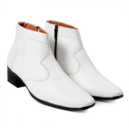 Bxxy Height Increasing Formal Ankle Zipper Boots