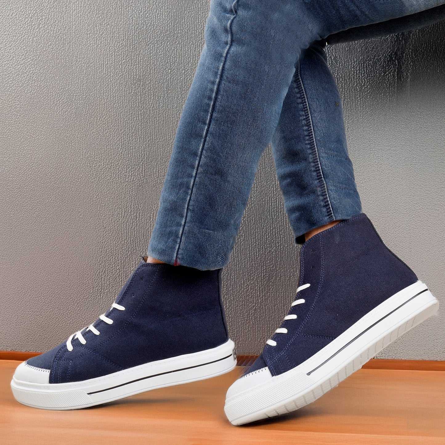 3 Inch Hidden Height Increasing Canvas Shoes