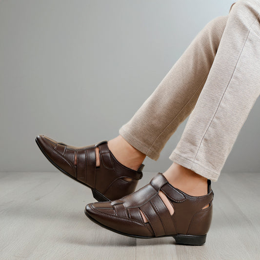 Men's 3 Inch Hidden Height Elevator Casual Sandal