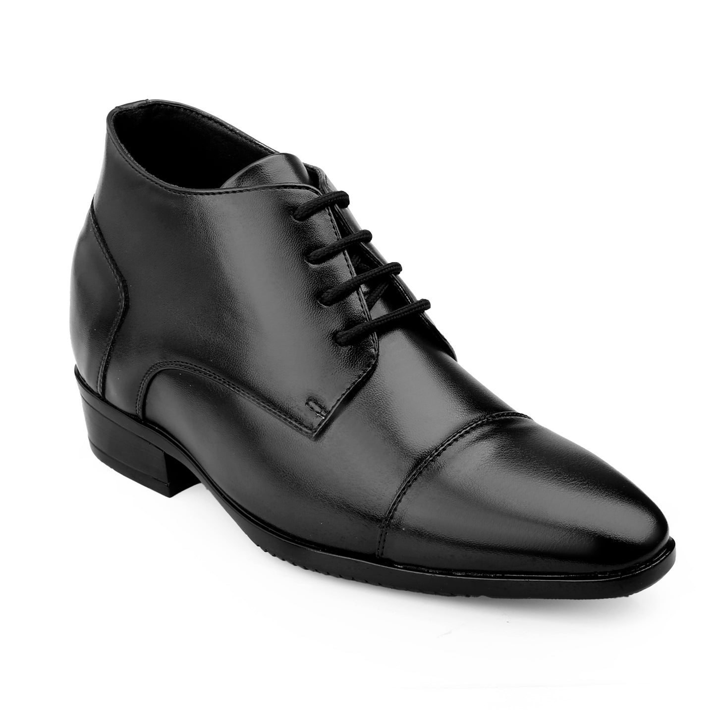 Men's 9cm Hidden Heel Height Increasing Shoes – Classic Formal Office Wear