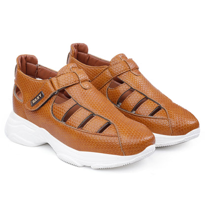 Bxxy's 3 Inch Height Increasing Elevator Sandals for Men